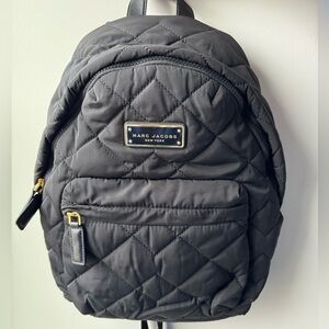 Marc Jacobs Black Quilted Backpack